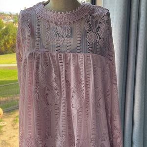 Beautiful Pink lace blouse